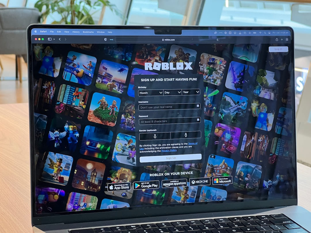 a laptop with a screen on Quest on Chain